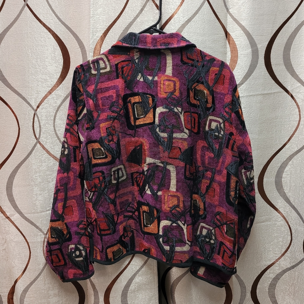 Abstract Cloth Reversible Jacket - Picture 5 of 11
